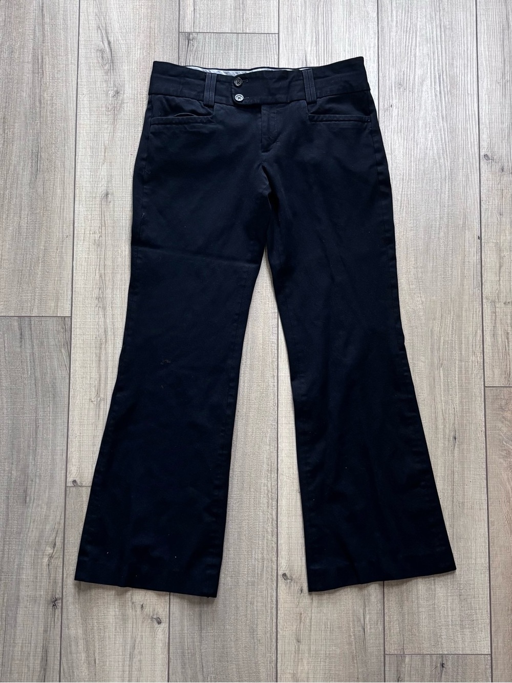 banana republic low rise flare trouser pants